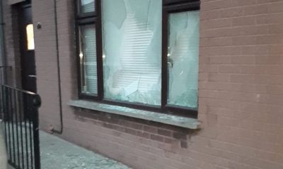 Newry window smashed