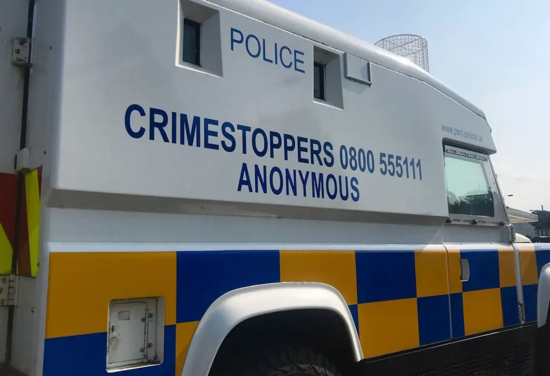 PSNI police van