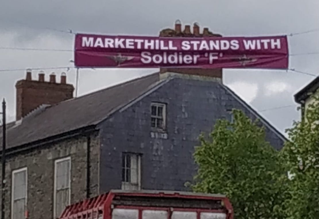 Soldier F banner Markethill