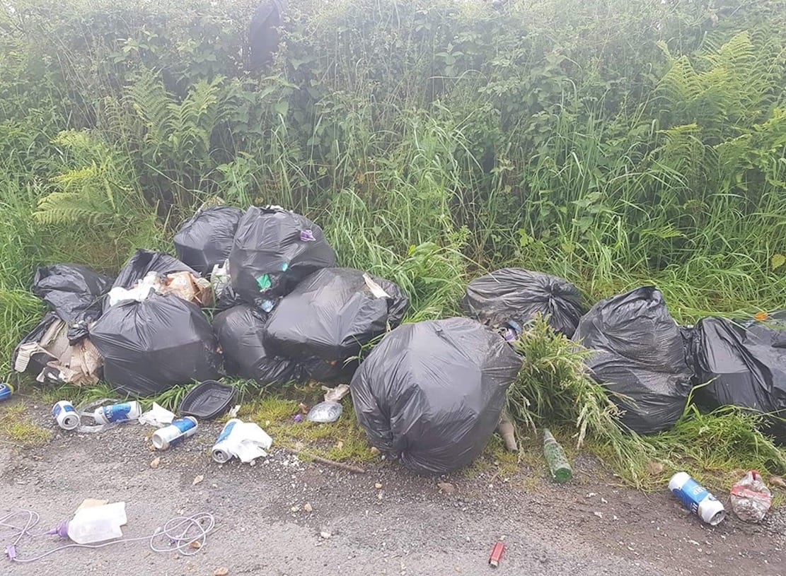 Dumping Lough Ross Road, Crossmaglen