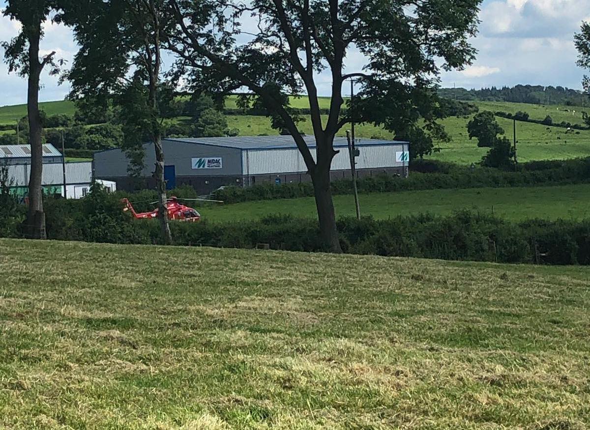 Air Ambulance Loughgall Road