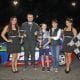 Stuart Cochrane won the Lee Cherry memorial trophy for the 2.0 Hot Rods and received the trophy from members of the Cherry family