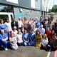 Pictured are Southern Trust staff and members of the McWilliams family celebrating the opening of the new Aseptic Suite at Craigavon Area Hospital