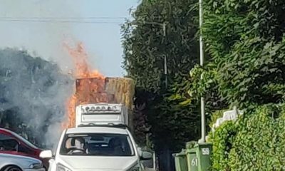 Lorry fire