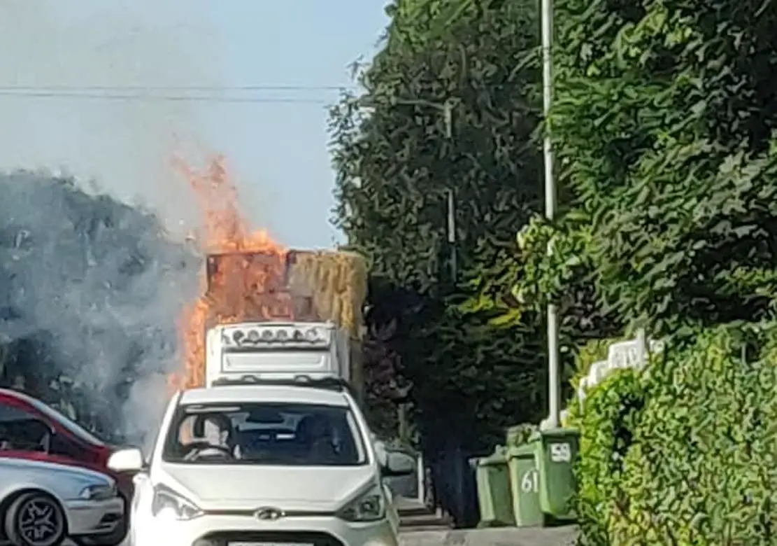 Lorry fire