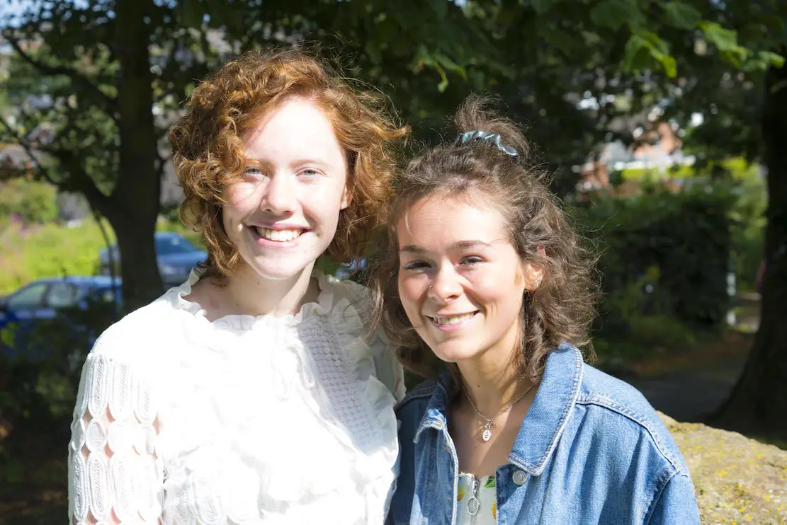 Aine Doyle (left) and Sophie Doran