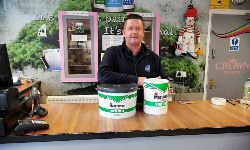 Deluxe Paint Shop Portadown celebrating 25 years in business with