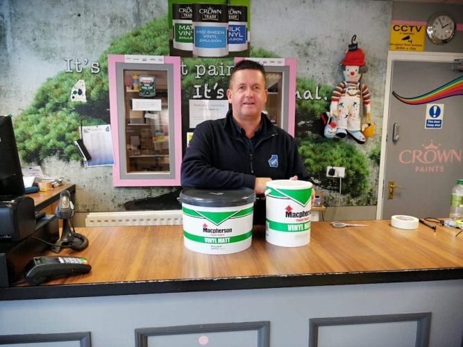 Deluxe Paint Shop Portadown celebrating 25 years in business with