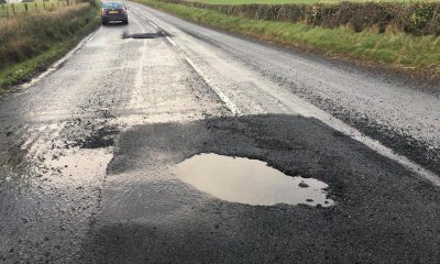 hamiltonsbawn Road Armagh pothole