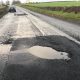 hamiltonsbawn Road Armagh pothole