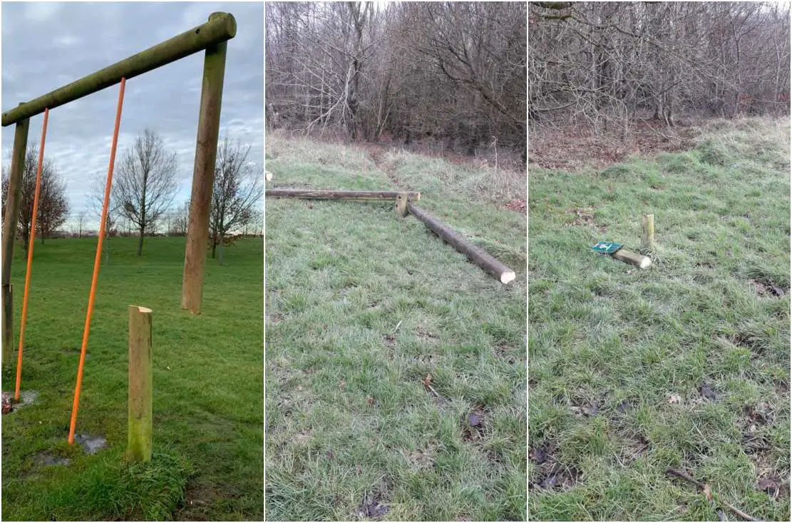 Craigavon park vandalism