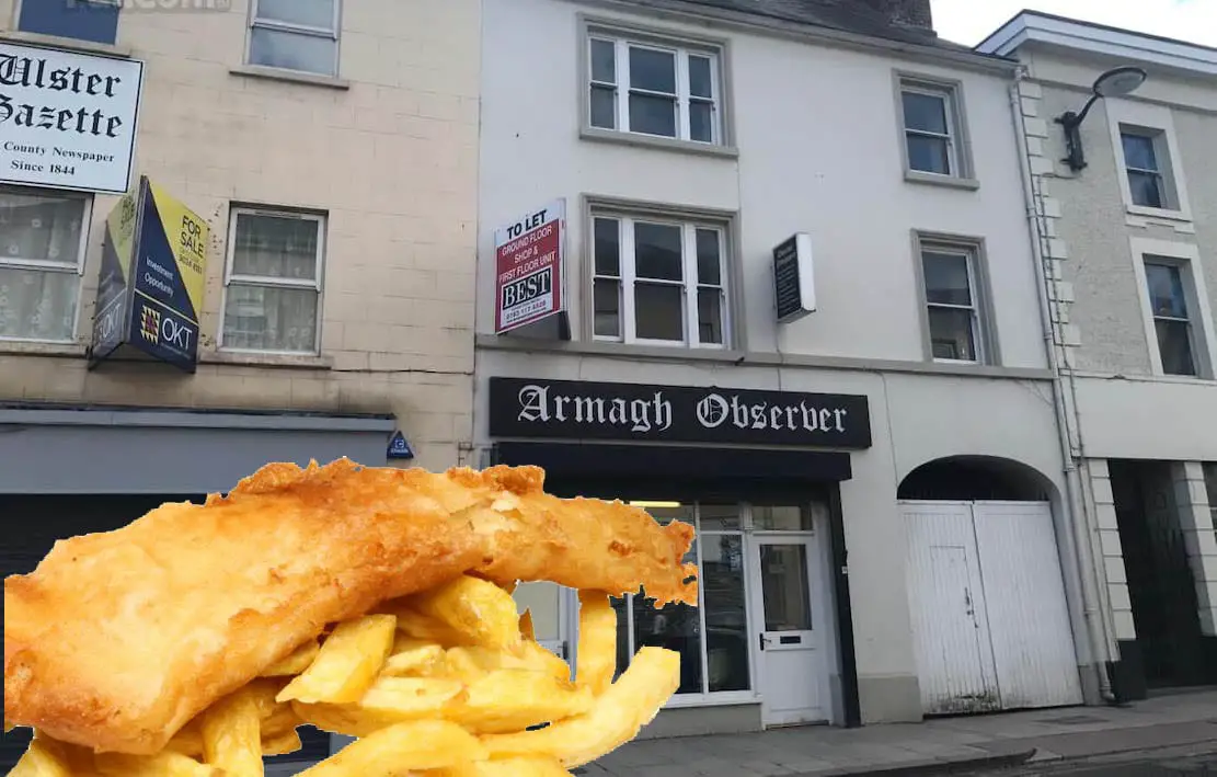 Armagh Observer office chippy