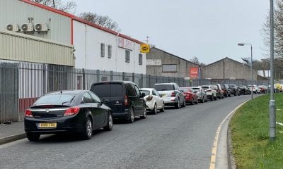 Traffic at Armagh Recycling Centre