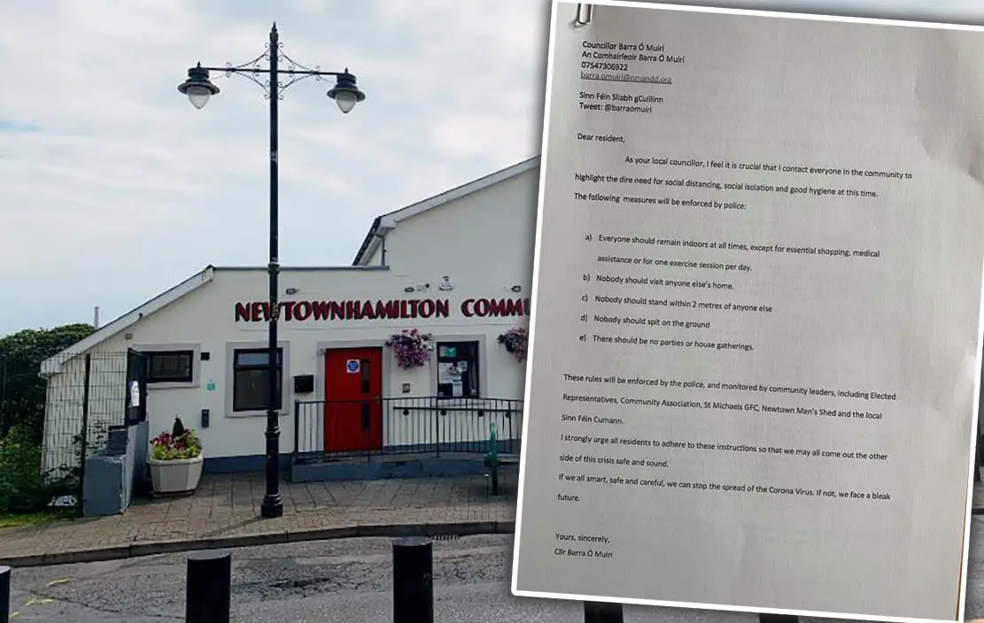 Newtownhamilton letter