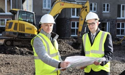 Pictured (L-R) are Ark Housing’s Chief Executive, Jim McShane and Dominic O’Neill, Corporate Acquisition Manager at Danske Bank