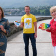 Calling for entries for their Voices of Covid 2020 book are from left: Patricia Trainor, Chairperson, PIPS Hope and Support; Gavin McGuckin, Community Fundraiser, Maire Curie and Bronagh McKeown, Chairperson, Voices of Covid Project