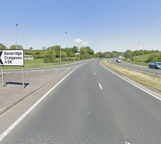 A1 near Banbridge