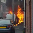 Car fire Armagh