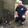 Mark Baxter wreaths fire Donaghcloney