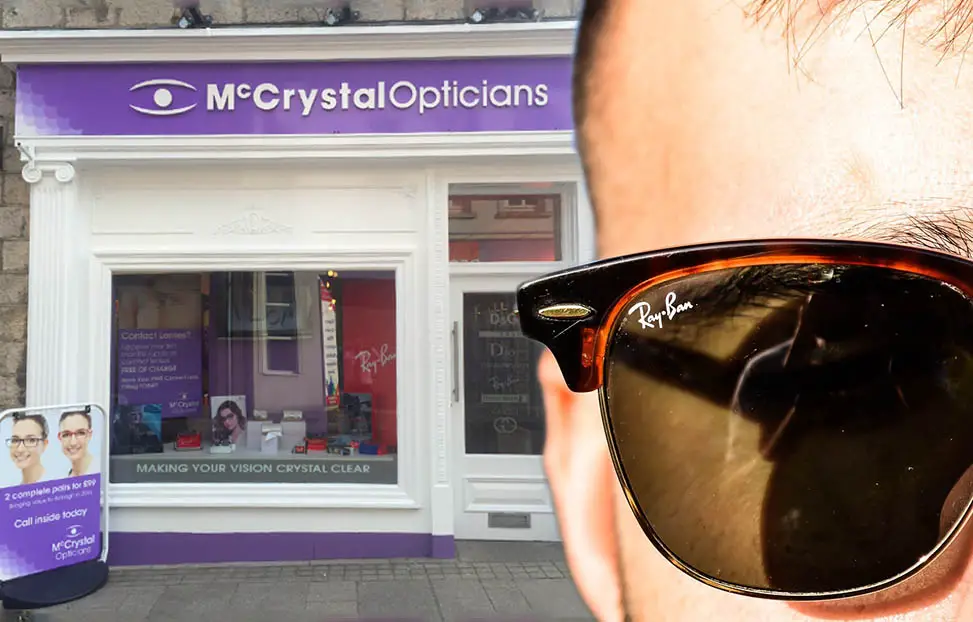 McCrystal Opticians Armagh looking to brighter days ahead with summer offer  on iconic Ray Bans – Armagh I