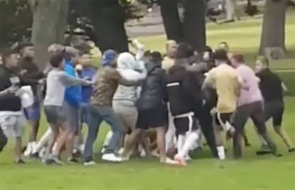 Portadown People's Park brawl