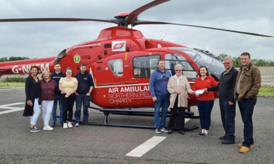 Amanda Quigg donation Air Ambulance
