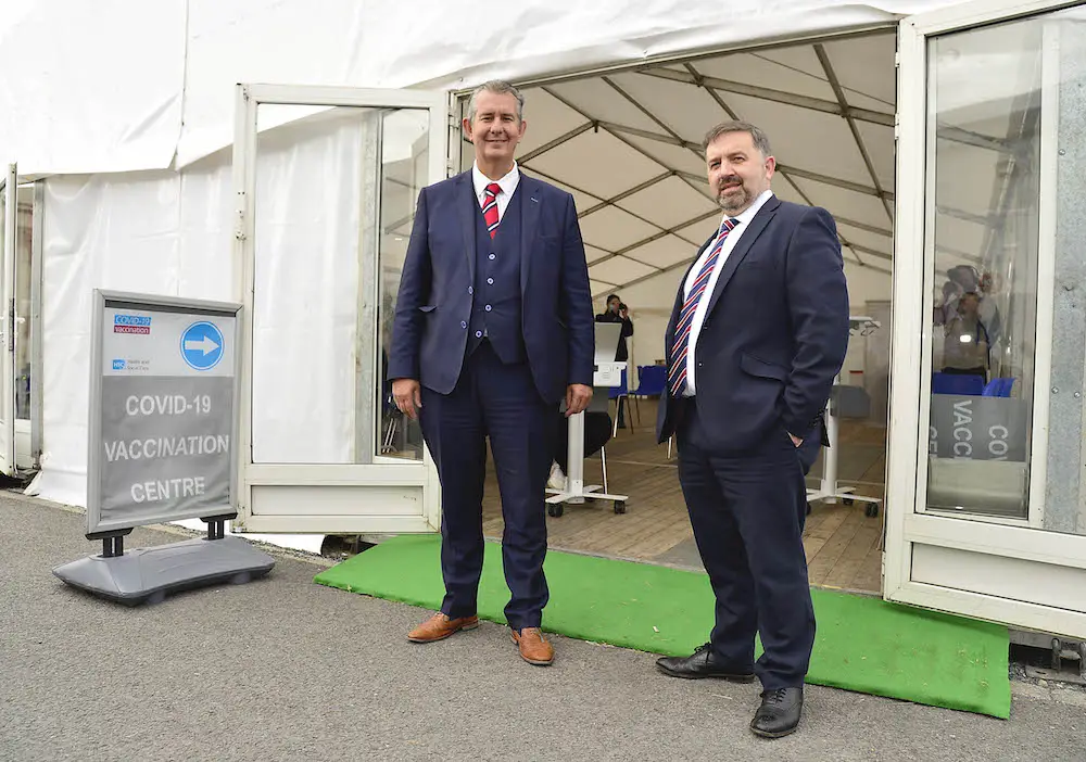 Dep of Health Minister visiting Balmoral show