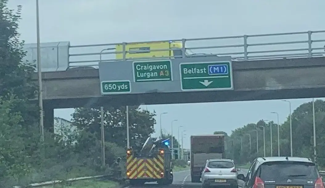 Seagoe Road bridge above Northway in Portadown