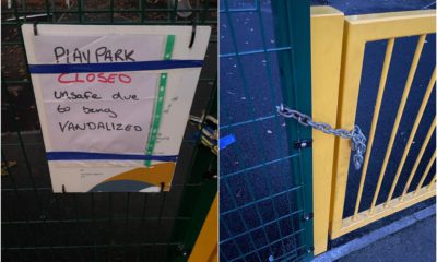 Lurgan Play Park vandalised