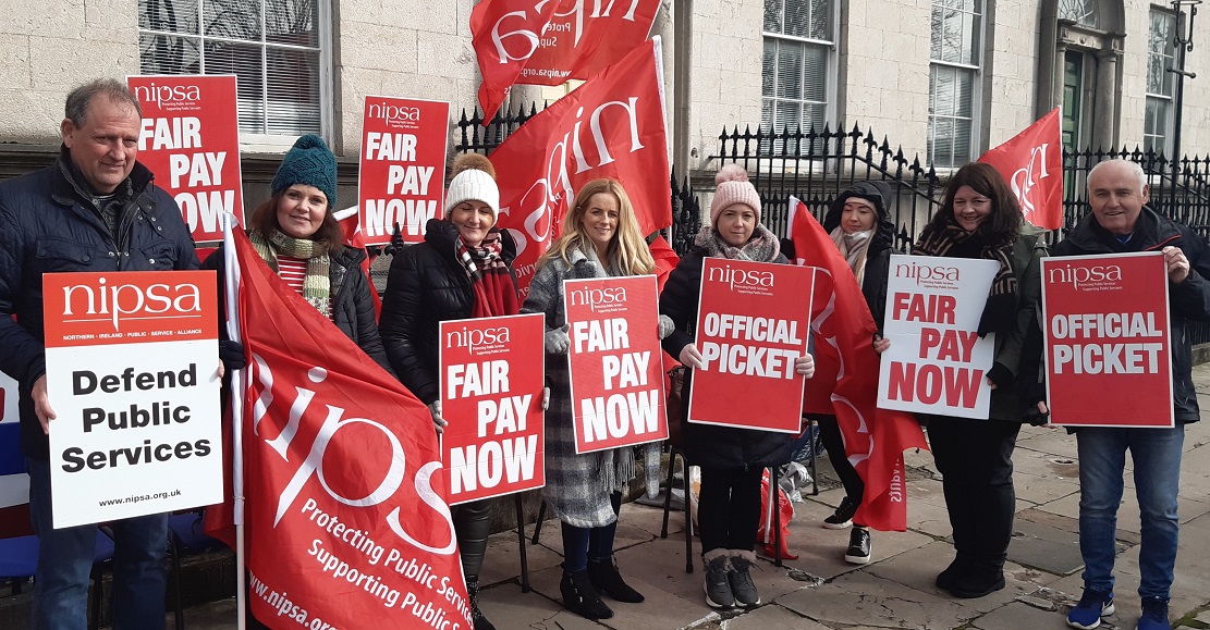 Strike action Armagh Education Authority