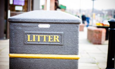 rubbish bin litter