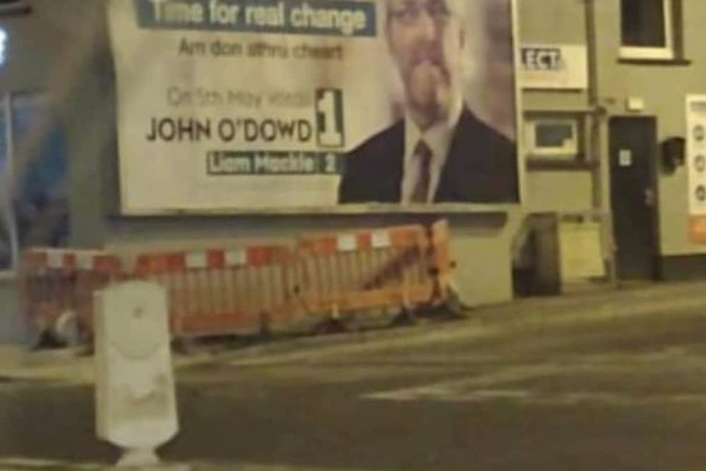 John O'Dowd election poster