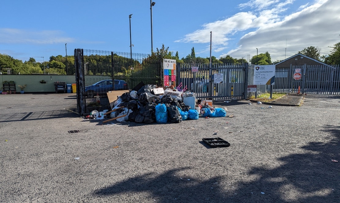 Armagh City in disarray as unemptied bins litter streets Armagh I