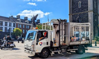 Bin lorry Portadown ABC Council strike rubbish