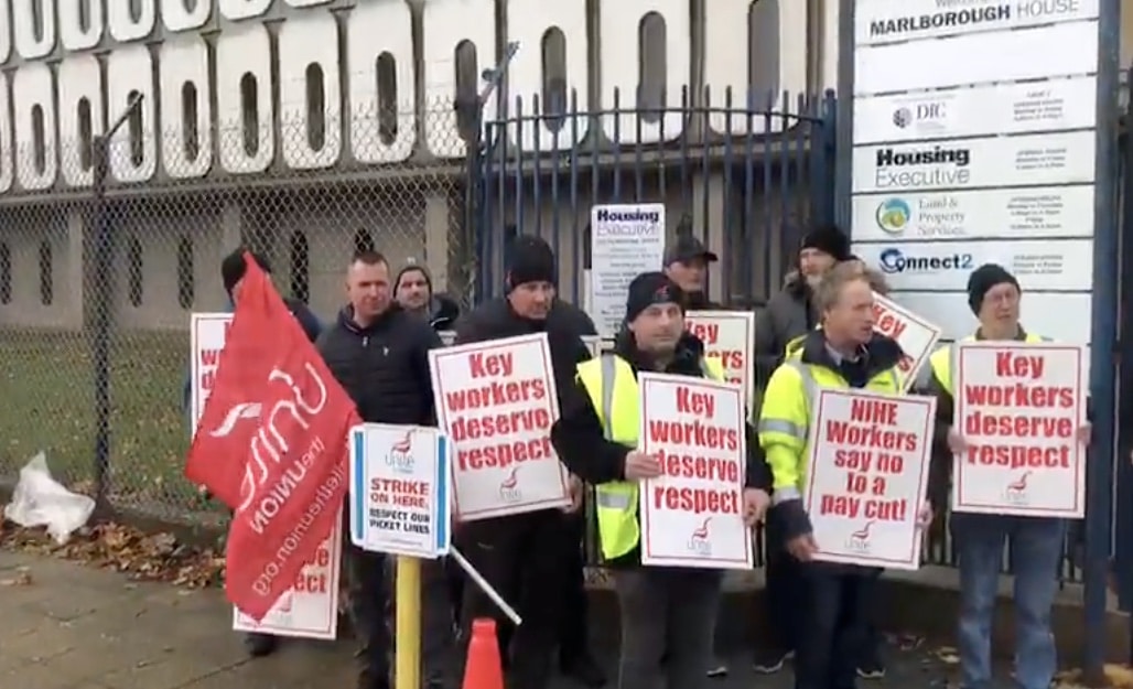 Housing Executive strike Craigavon