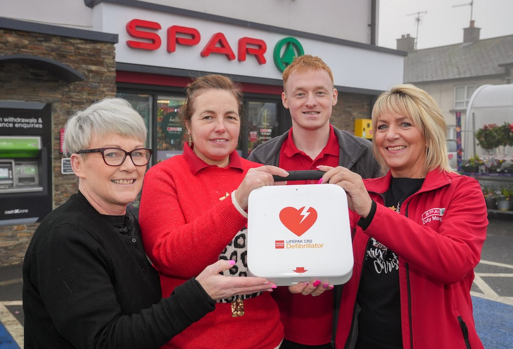 (L-R): Lisa Bailey, Janette McDonald, Dillon Rodgers and Lesley Philips of SPAR Tandragee