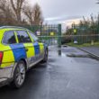 Lord Lurgan Park police scene