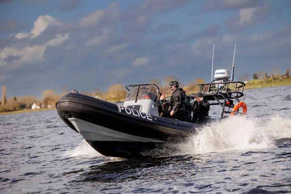 Police in Lough Neagh