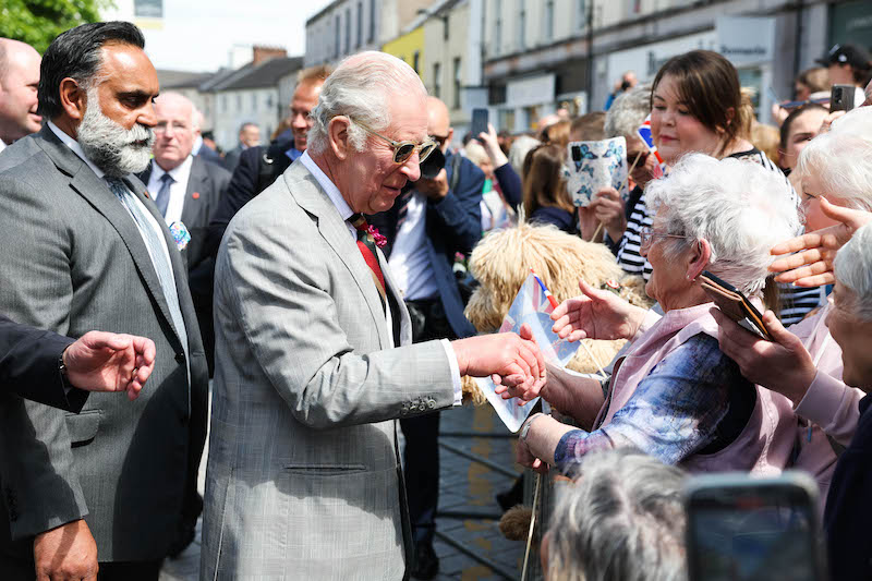 King Charles and Queen Camilla visit Armagh