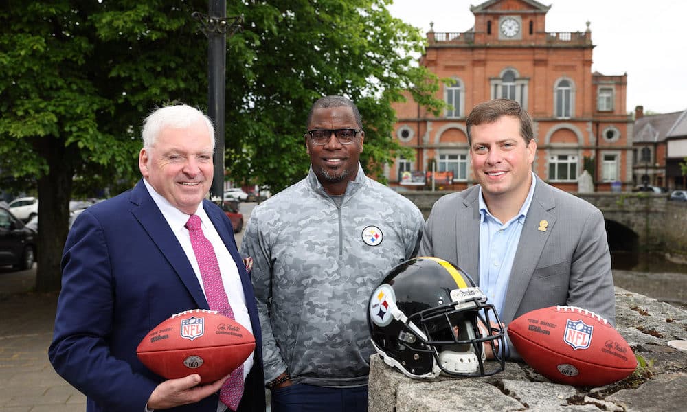 NFL former quarterback visits Belfast and Newry as Pittsburgh