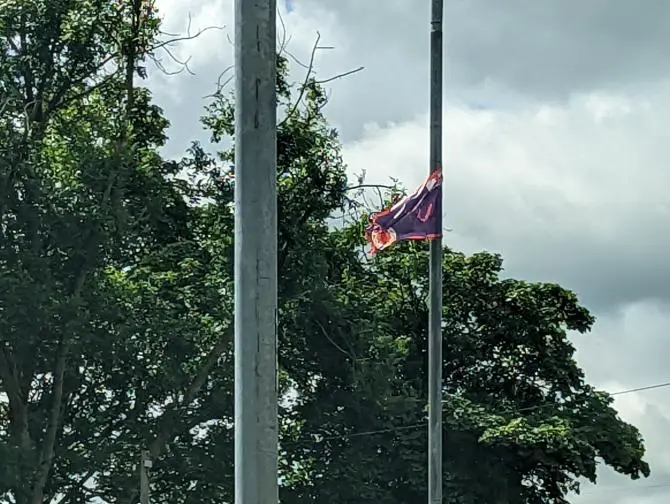 Paramiliatary flag Lurgan