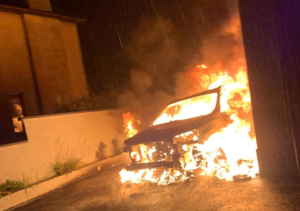 Arson attack in Newry