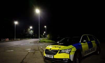 Police at night