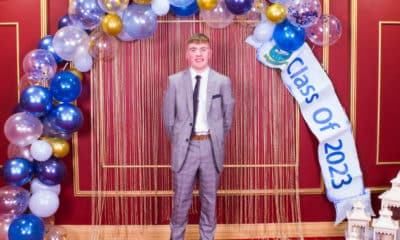 Joel at the school formal just months after his brain surgery