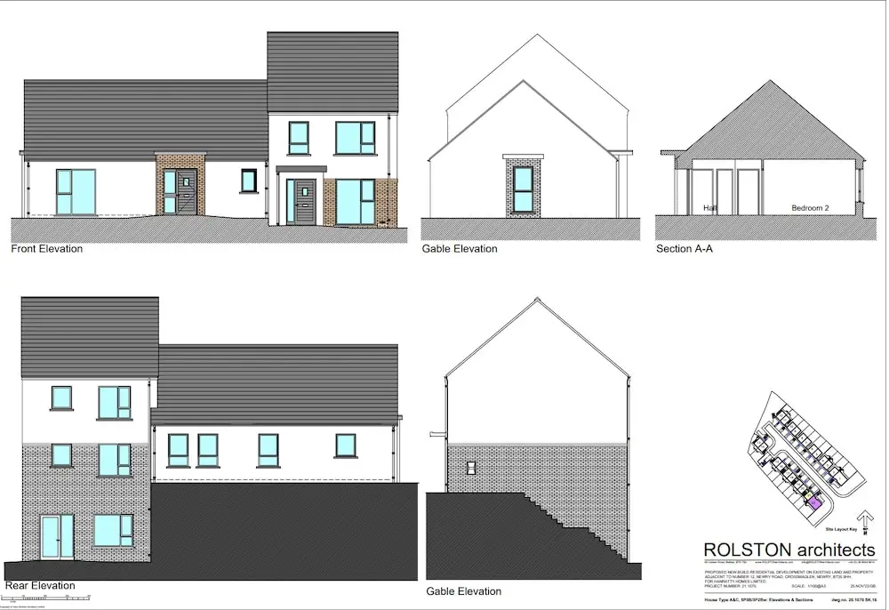 Proposed homes on Newry Road Crossmaglen