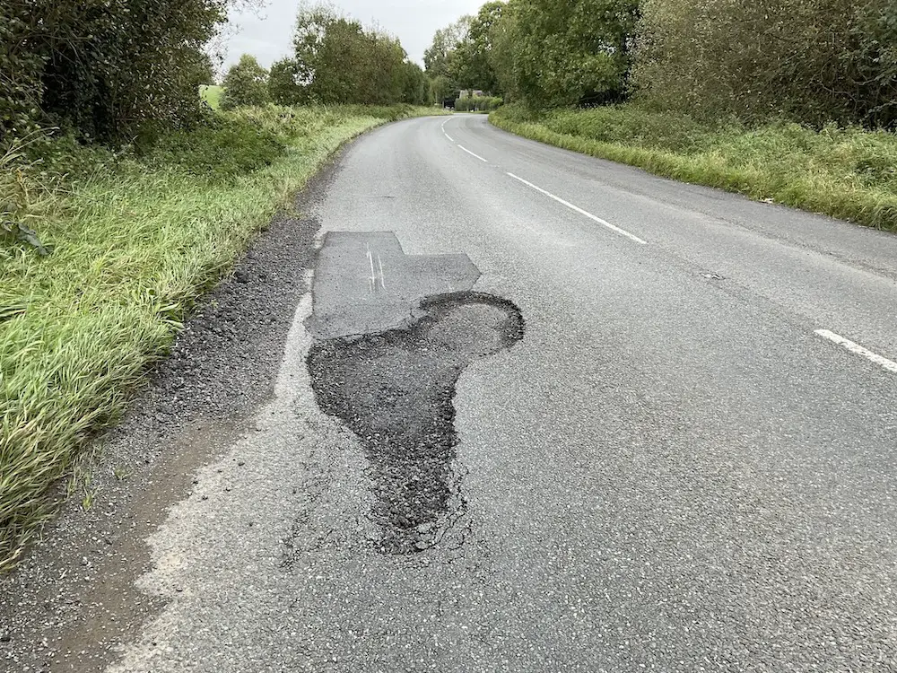 Annareagh Road pothole Richhill