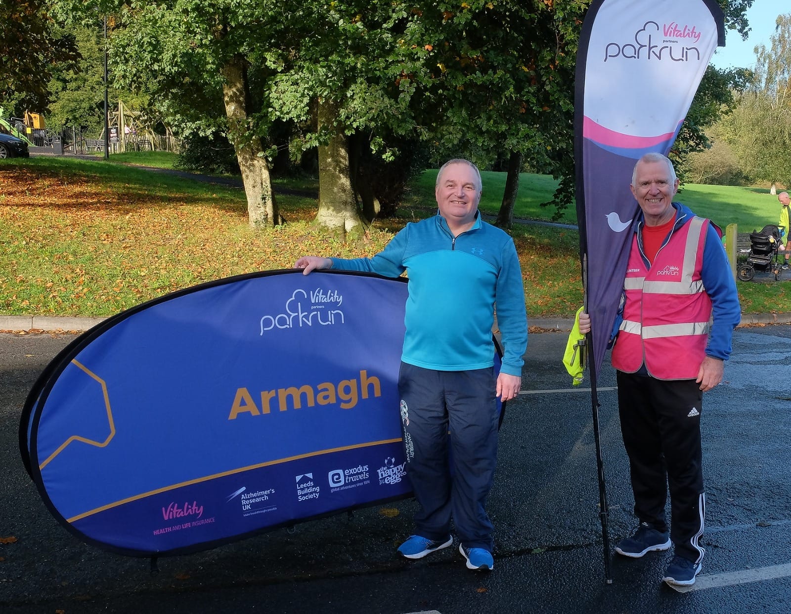 Armagh Parkrun Mark and Rory