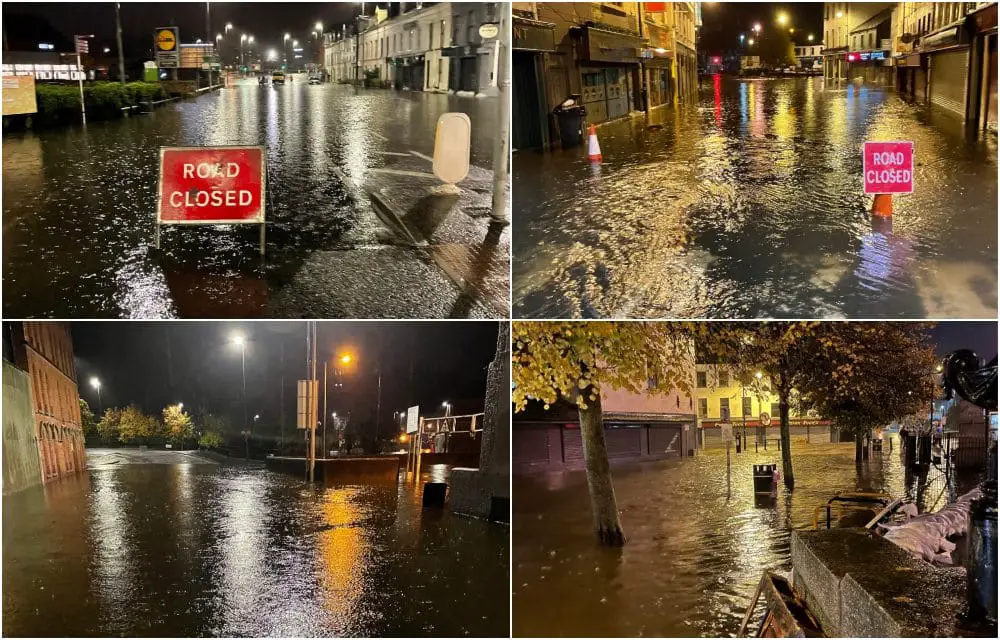 Newry city flooding