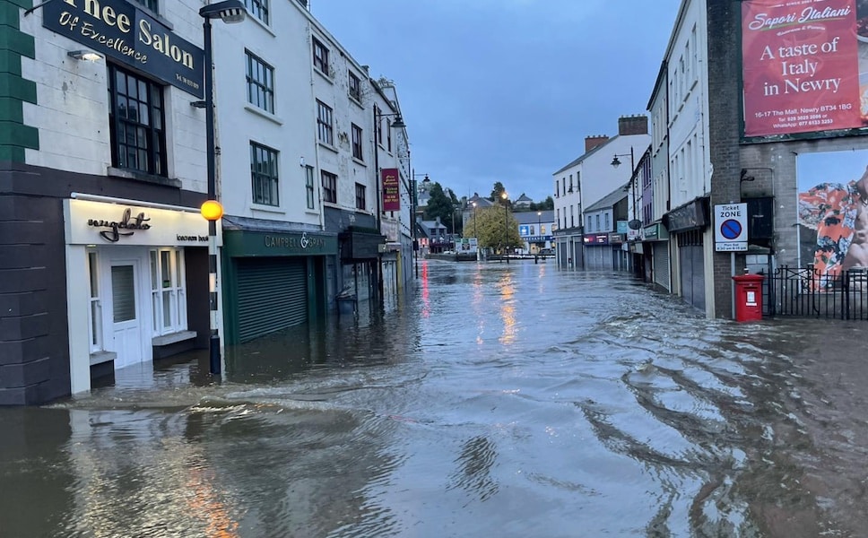 Sugar Island flooding in Newry 1