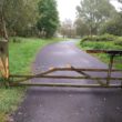 Tannaghmore Park gate damaged
